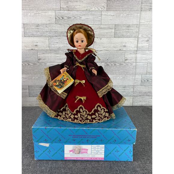 MADAME ALEXANDER CISSETTE Portrettes Christmas Caroling 9” Doll Tagged Boxed - Picture 1 of 8